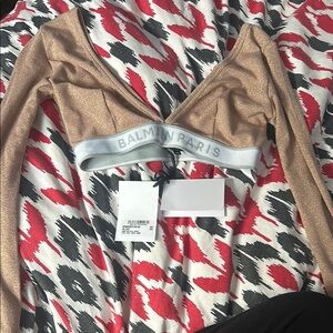 Balmain Paris Shimmering Gold Top